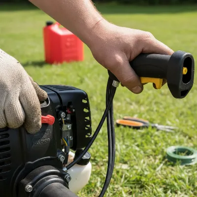 How to Quickly Unflood Your Gas String Trimmer Engine DIY
